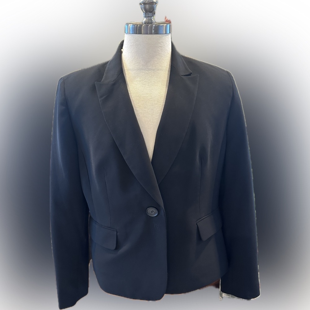 Kasper size 18 Women's Black Jacket